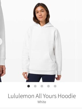 Lululemon All Yours Hoodie
White. Size S. EUC